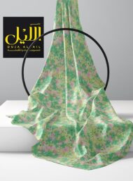 Bloom flower style with green,pink colors - Image 2