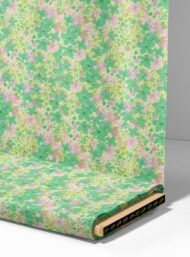 Bloom flower style with green,pink colors - Image 4