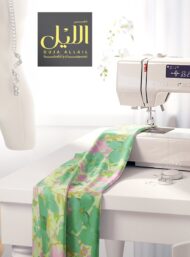 Bloom flower style with green,pink colors - Image 7