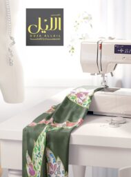 Leaf flower style with green,pink colors - Image 7