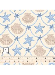 Shell ocean and sky style with blue, white colors - Image 5