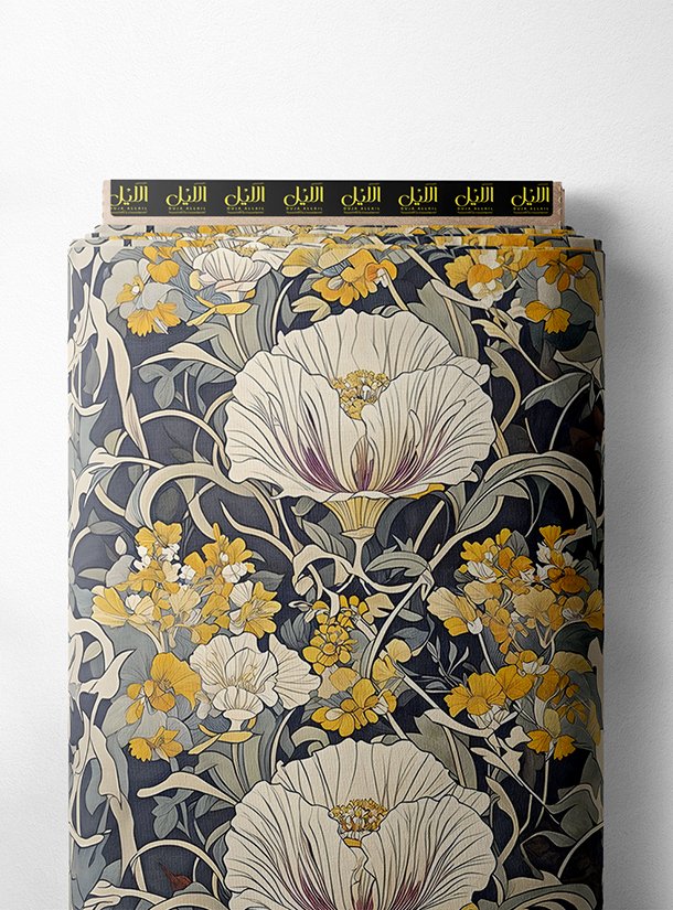 LAI01-3529_1.jpg Bloom flower style with yellow,grey colors - Image 1