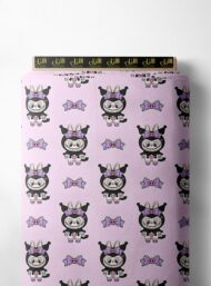 Pig animal style with pink,black colors