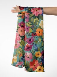 Bloom flower style with pink,yellow colors - Image 3