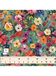 Bloom flower style with pink,yellow colors - Image 5