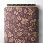 Bloom flower style with brown,white colors