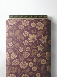 Bloom flower style with brown,white colors