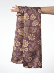 Bloom flower style with brown,white colors - Image 3