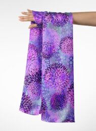 Bloom flower style with purple,pink colors - Image 3