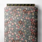 Deer flower style with brown,pink colors