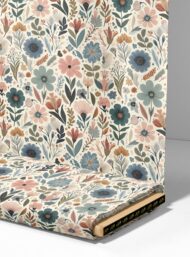 Bloom flower style with pink,green colors - Image 4