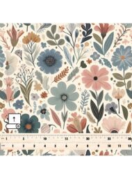 Bloom flower style with pink,green colors - Image 5