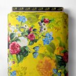 Petal flower style with yellow,red colors