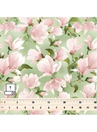 Bloom flower style with pink,green colors - Image 5