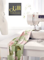 Bloom flower style with pink,green colors - Image 7