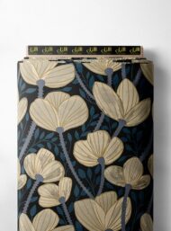 Bloom flower style with white,green colors