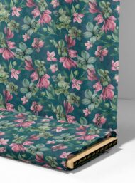 Bloom flower style with green,pink colors - Image 4