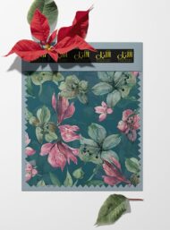 Bloom flower style with green,pink colors - Image 6