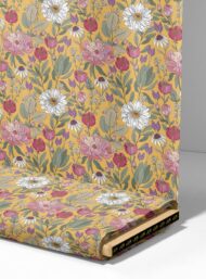 Leaf flower style with pink,white colors - Image 4