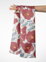 Petal flower style with red,green colors - Image 3