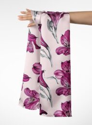 Petal flower style with pink,green colors - Image 3