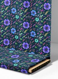 Petal flower style with blue,green colors - Image 4