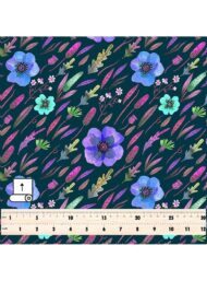 Petal flower style with blue,green colors - Image 5