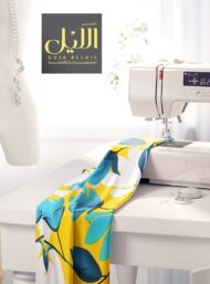 Bloom flower style with blue,yellow colors - Image 7