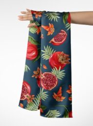 Pomegranate nature style with red,green colors - Image 3