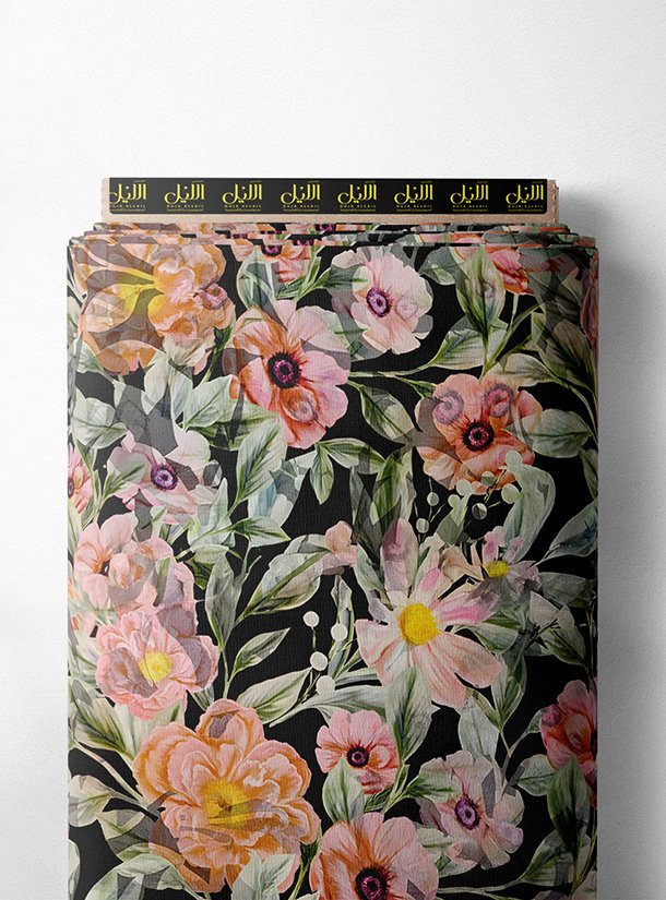 LAI01-3559_1.jpg Bloom flower style with pink,green colors - Image 1