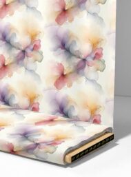 Bloom flower style with pink,purple colors - Image 4