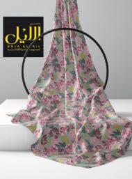 Petal flower style with pink,green colors - Image 2