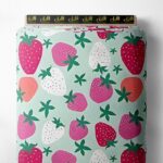 Strawberry others style with red,green colors