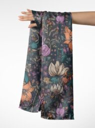 Petal flower style with purple,orange colors - Image 3