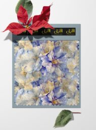 Petal flower style with blue,white colors - Image 6