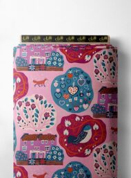 House mixed style with pink,blue colors