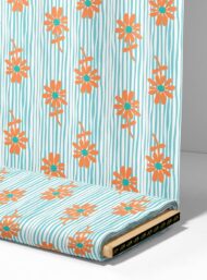 Petal flower style with blue,orange colors - Image 4