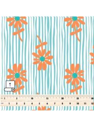 Petal flower style with blue,orange colors - Image 5