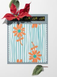 Petal flower style with blue,orange colors - Image 6