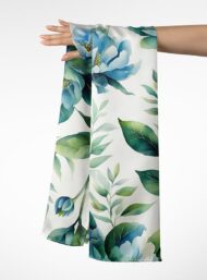Petal flower style with blue,green colors - Image 3