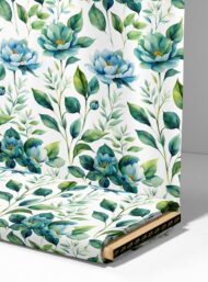 Petal flower style with blue,green colors - Image 4