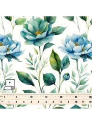 Petal flower style with blue,green colors - Image 5