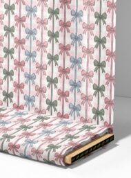 Bow others style with pink,green colors - Image 4