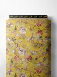 Bloom flower style with yellow,pink colors