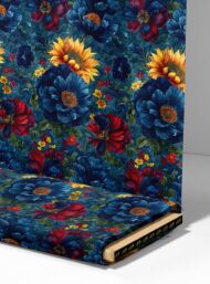 Petal flower style with blue,yellow colors - Image 4