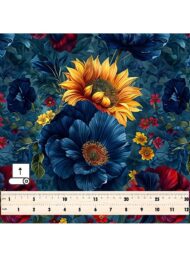 Petal flower style with blue,yellow colors - Image 5