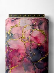 Gold abstract style with pink,purple colors