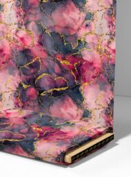 Gold abstract style with pink,purple colors - Image 4