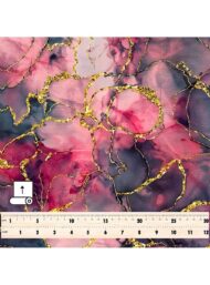 Gold abstract style with pink,purple colors - Image 5