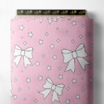 Bow others style with pink, white colors